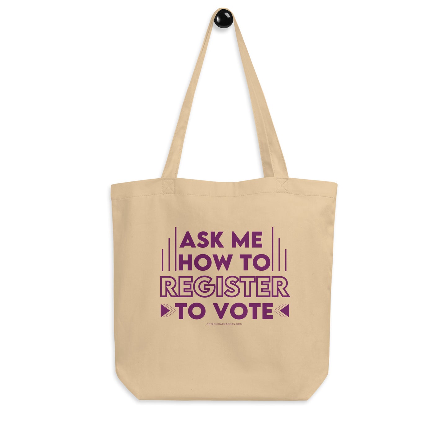 Voter Reg Large Tote Bag