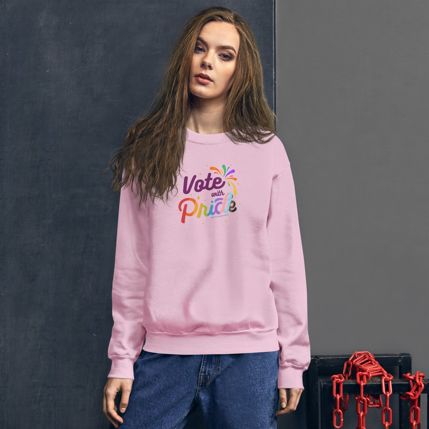 Vote with Pride Unisex Sweatshirt