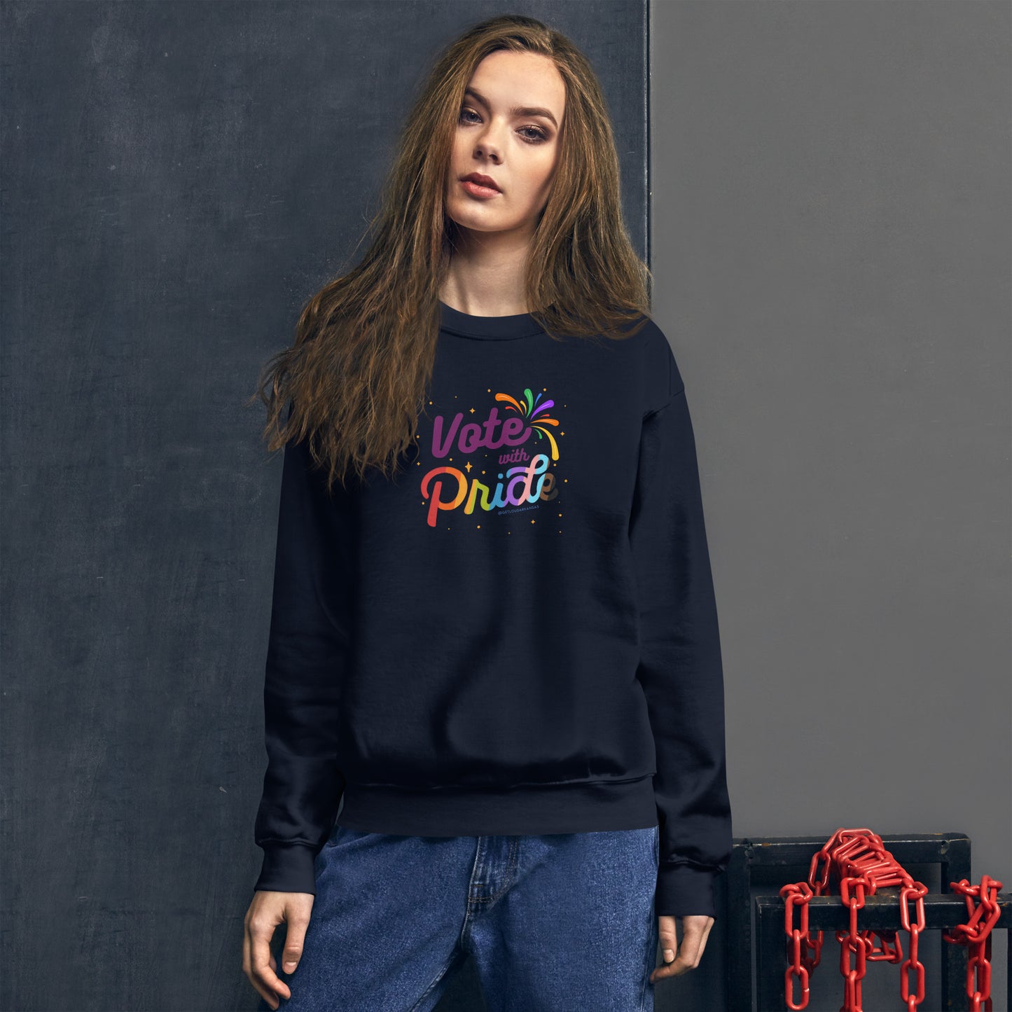 Vote with Pride Unisex Sweatshirt