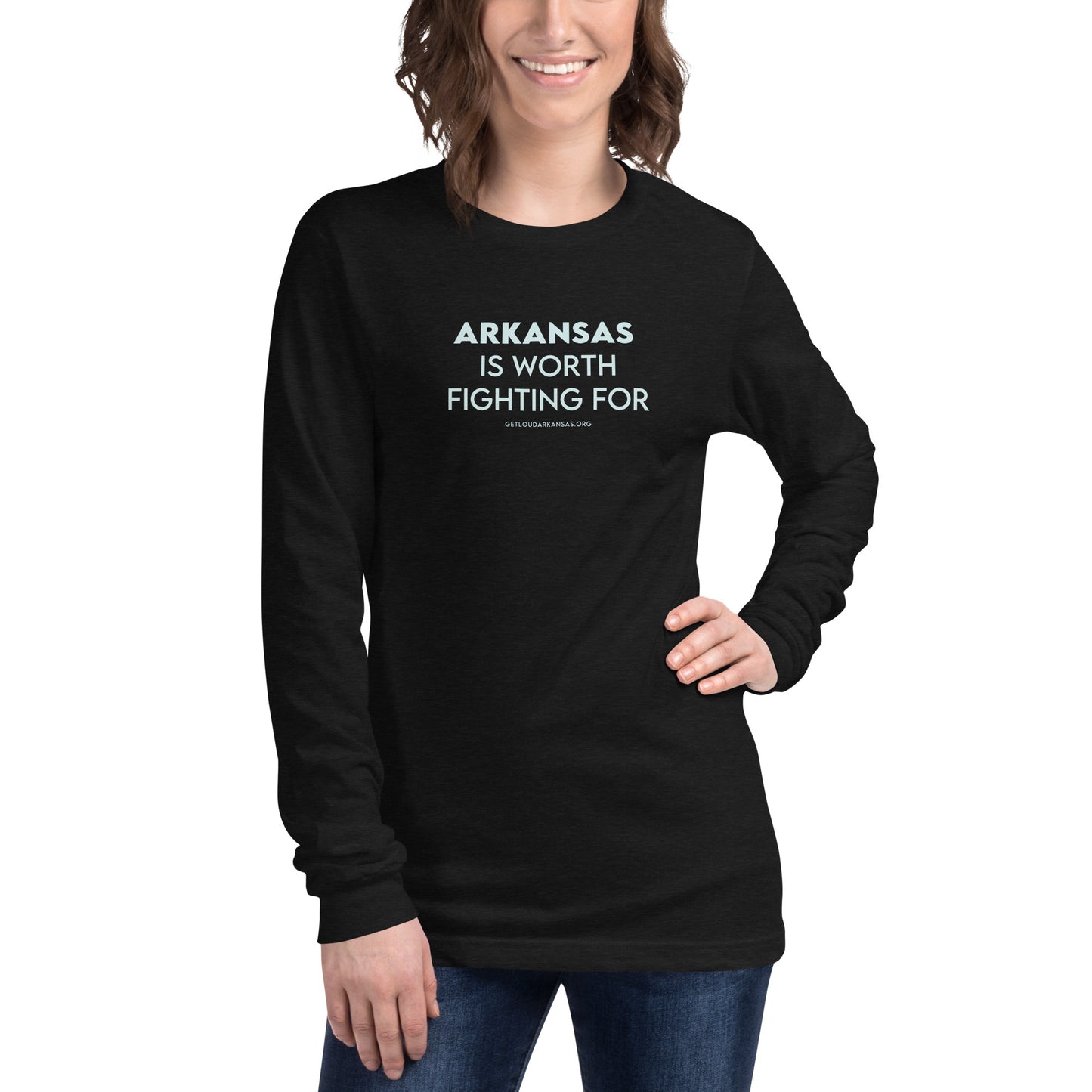 Fight for Arkansas Unisex Long Sleeve Tee