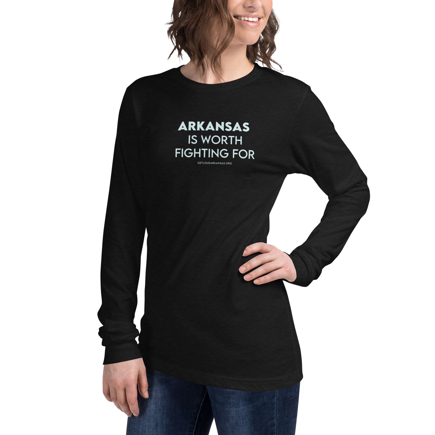 Fight for Arkansas Unisex Long Sleeve Tee