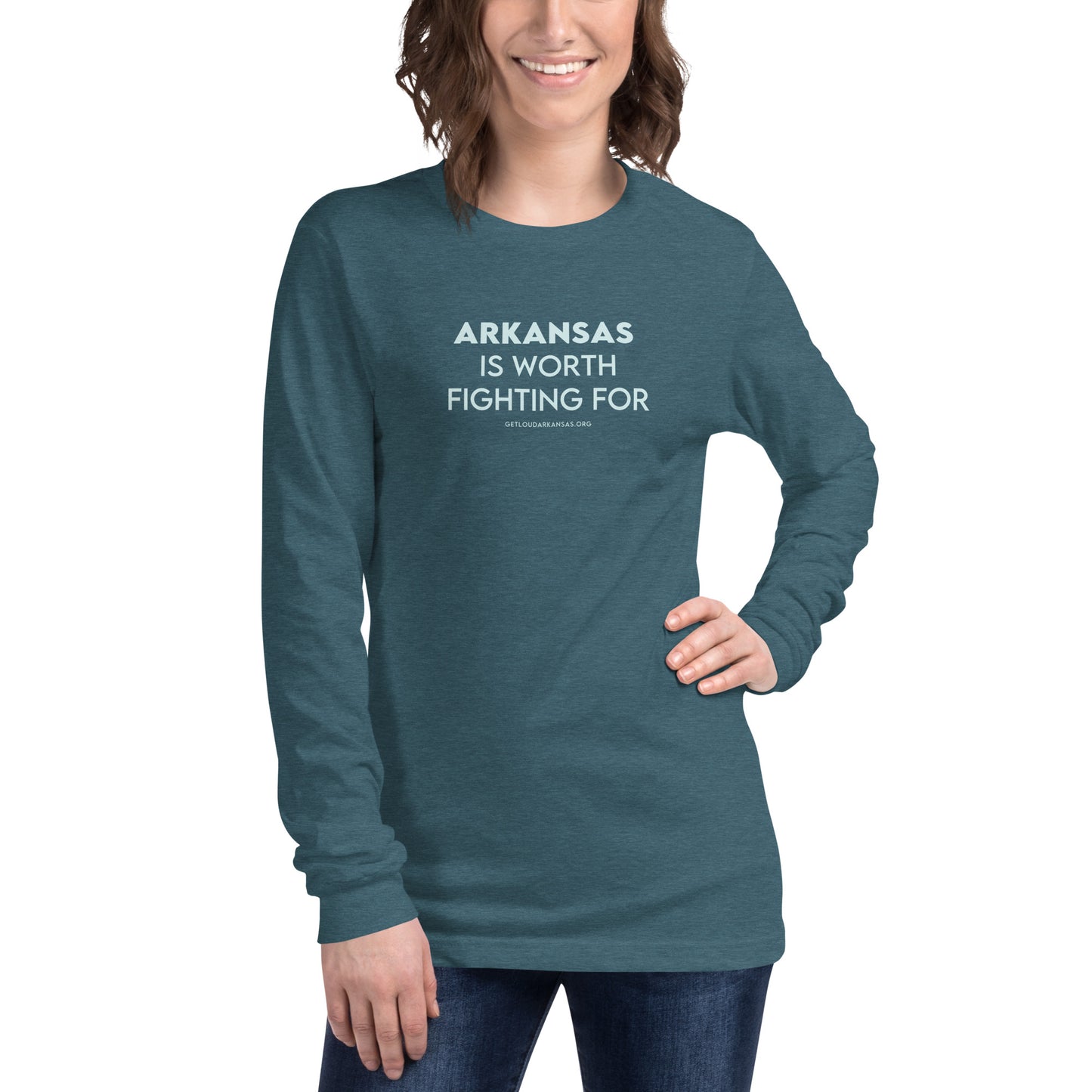 Fight for Arkansas Unisex Long Sleeve Tee