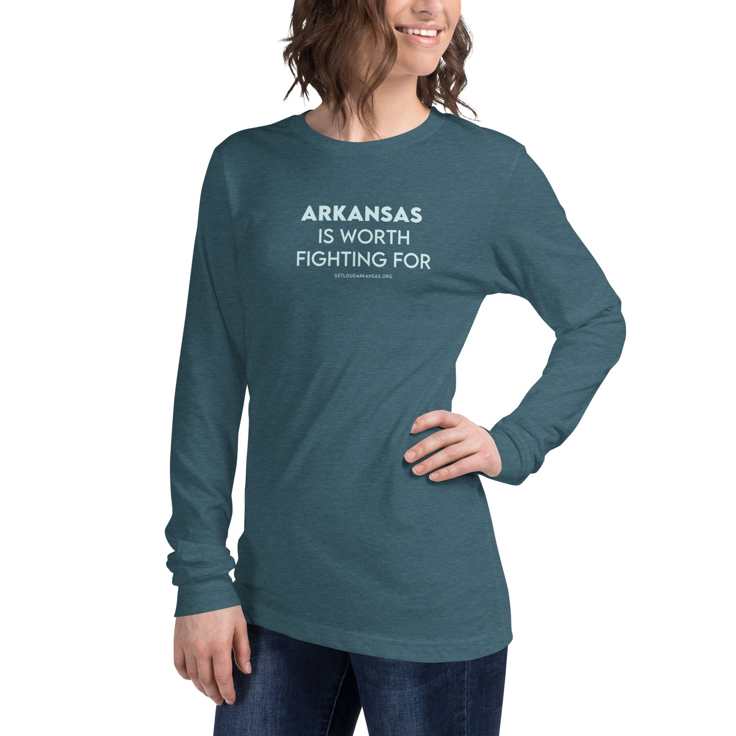 Fight for Arkansas Unisex Long Sleeve Tee
