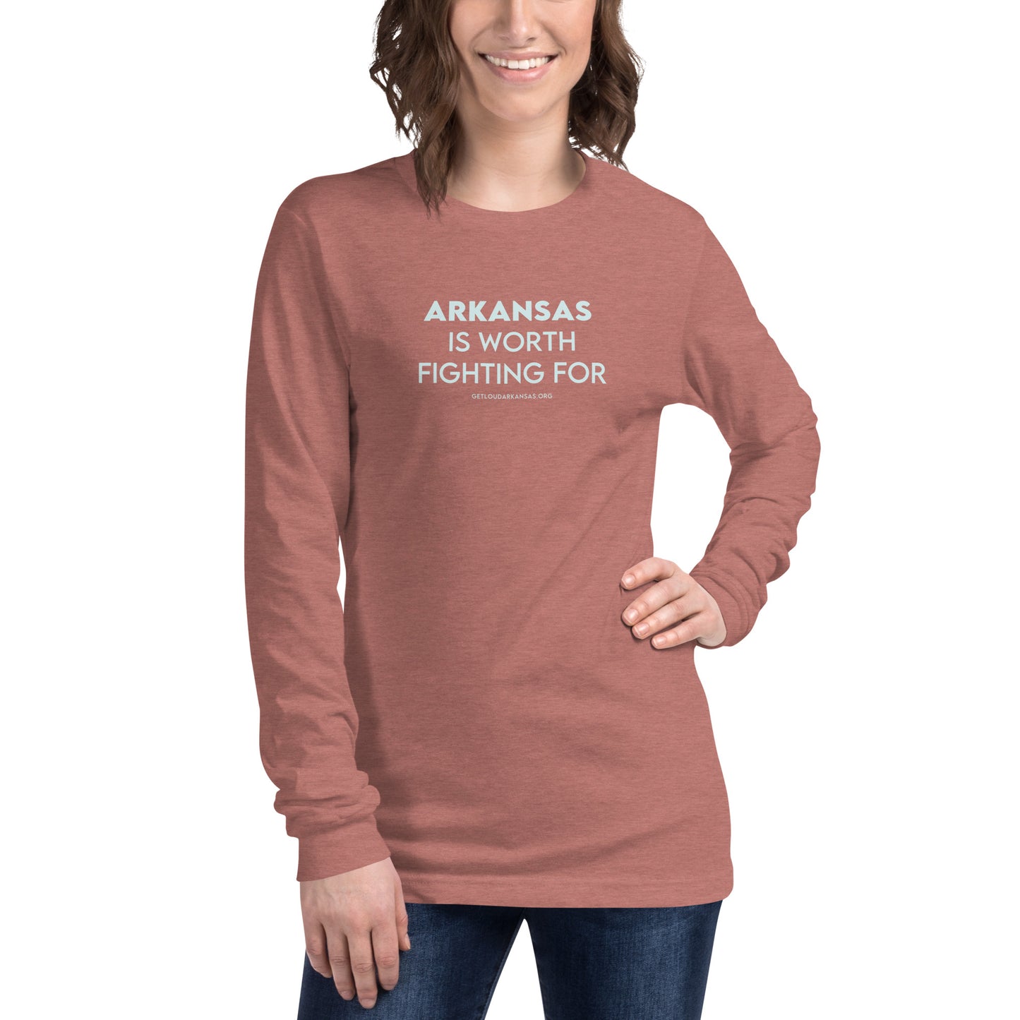 Fight for Arkansas Unisex Long Sleeve Tee