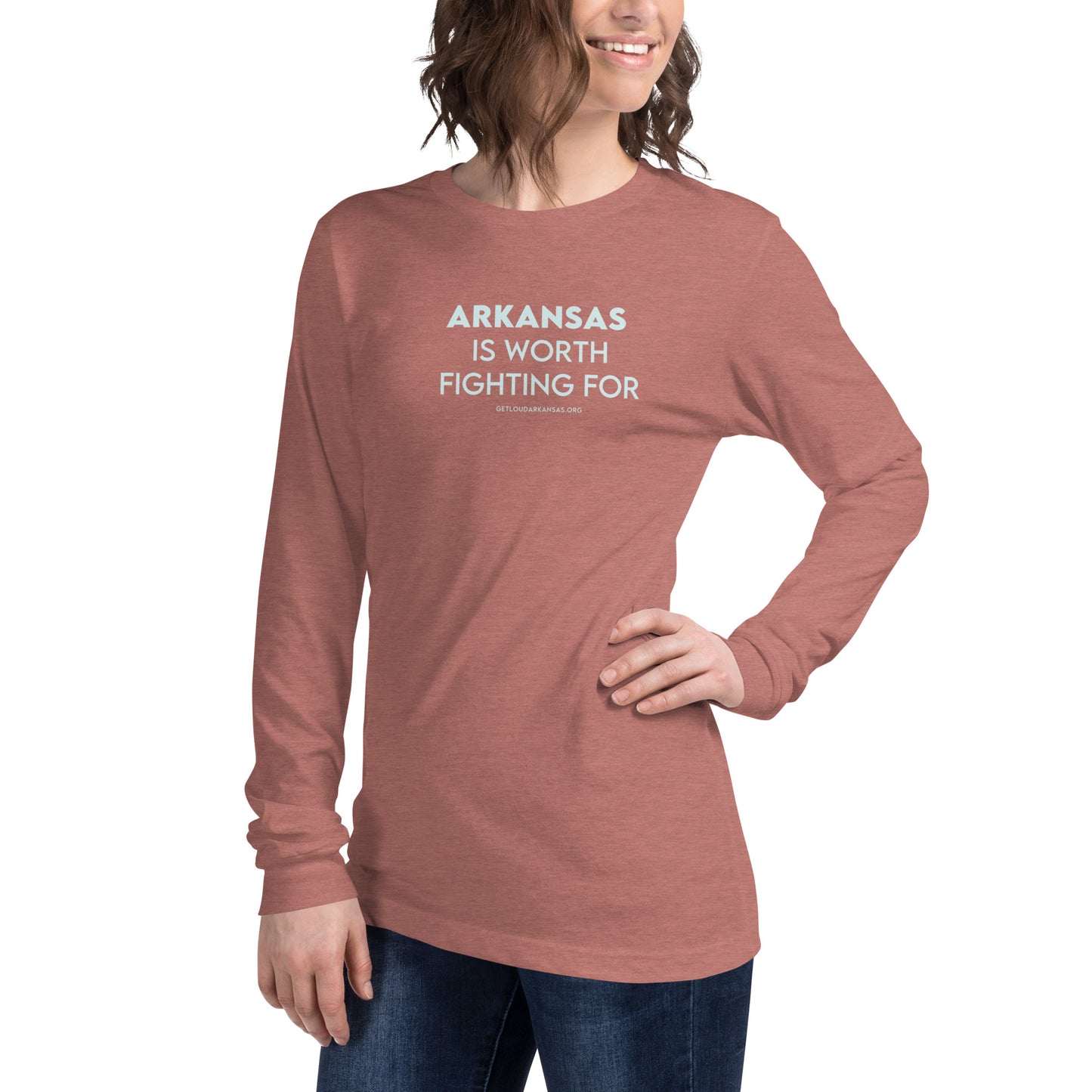 Fight for Arkansas Unisex Long Sleeve Tee