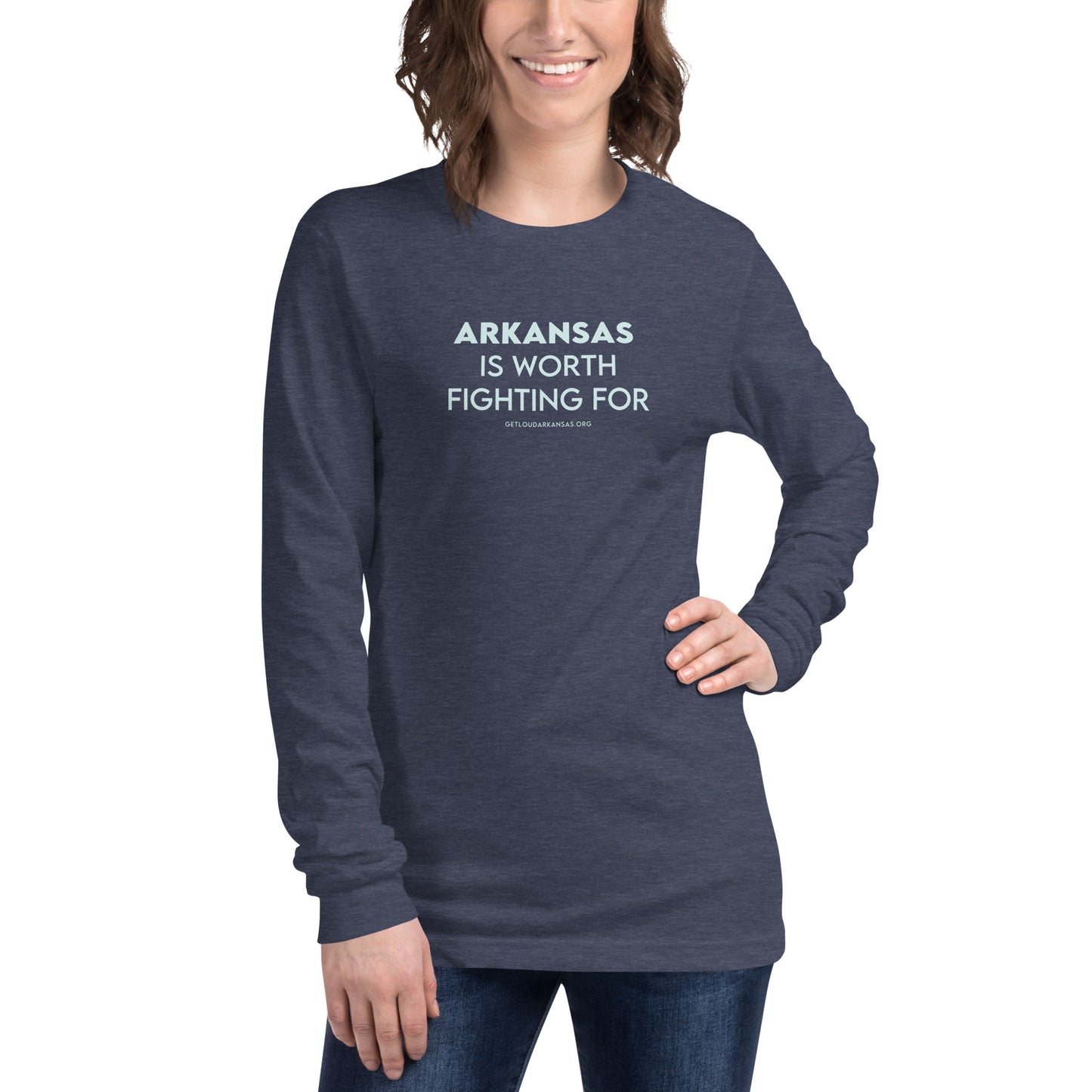 Fight for Arkansas Unisex Long Sleeve Tee