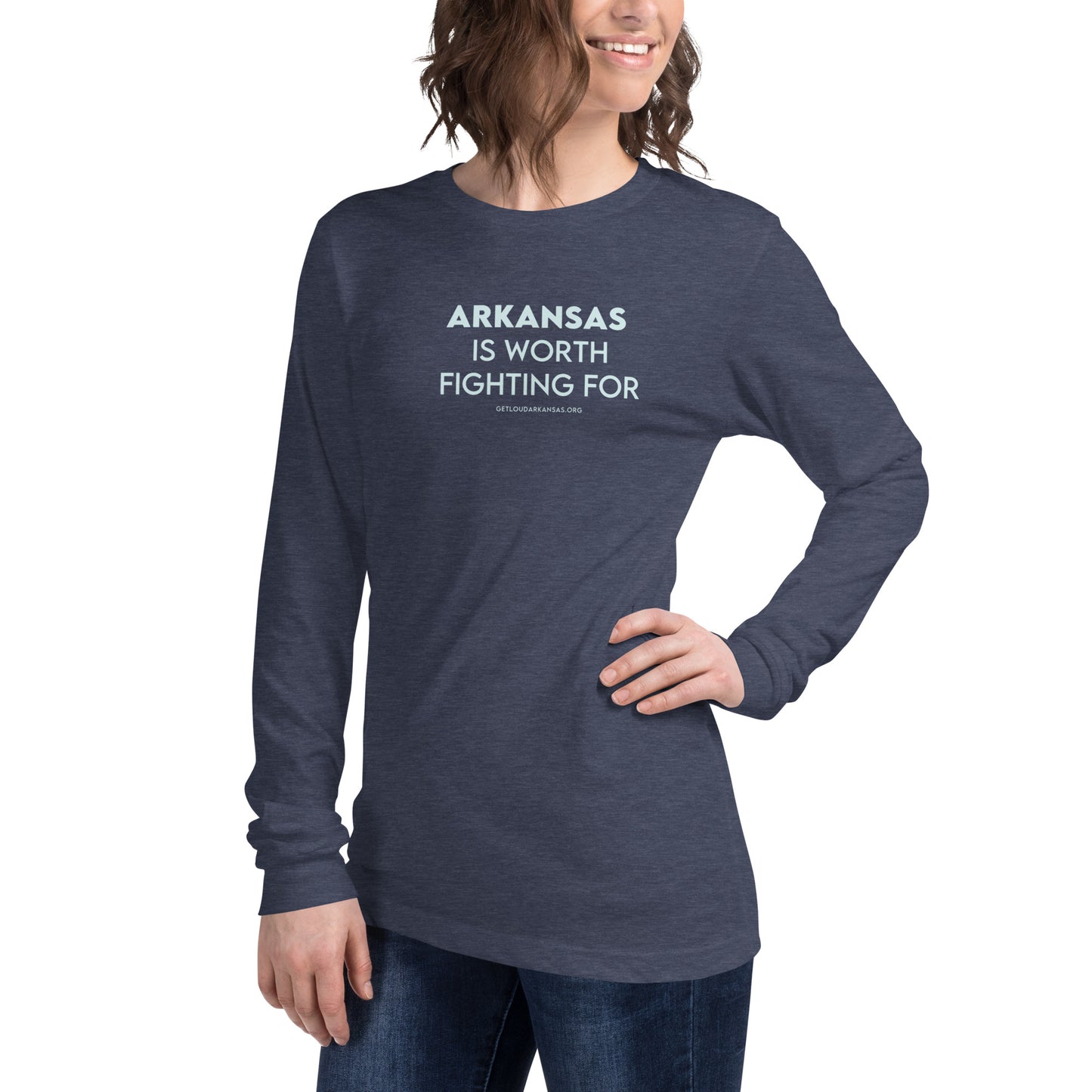 Fight for Arkansas Unisex Long Sleeve Tee