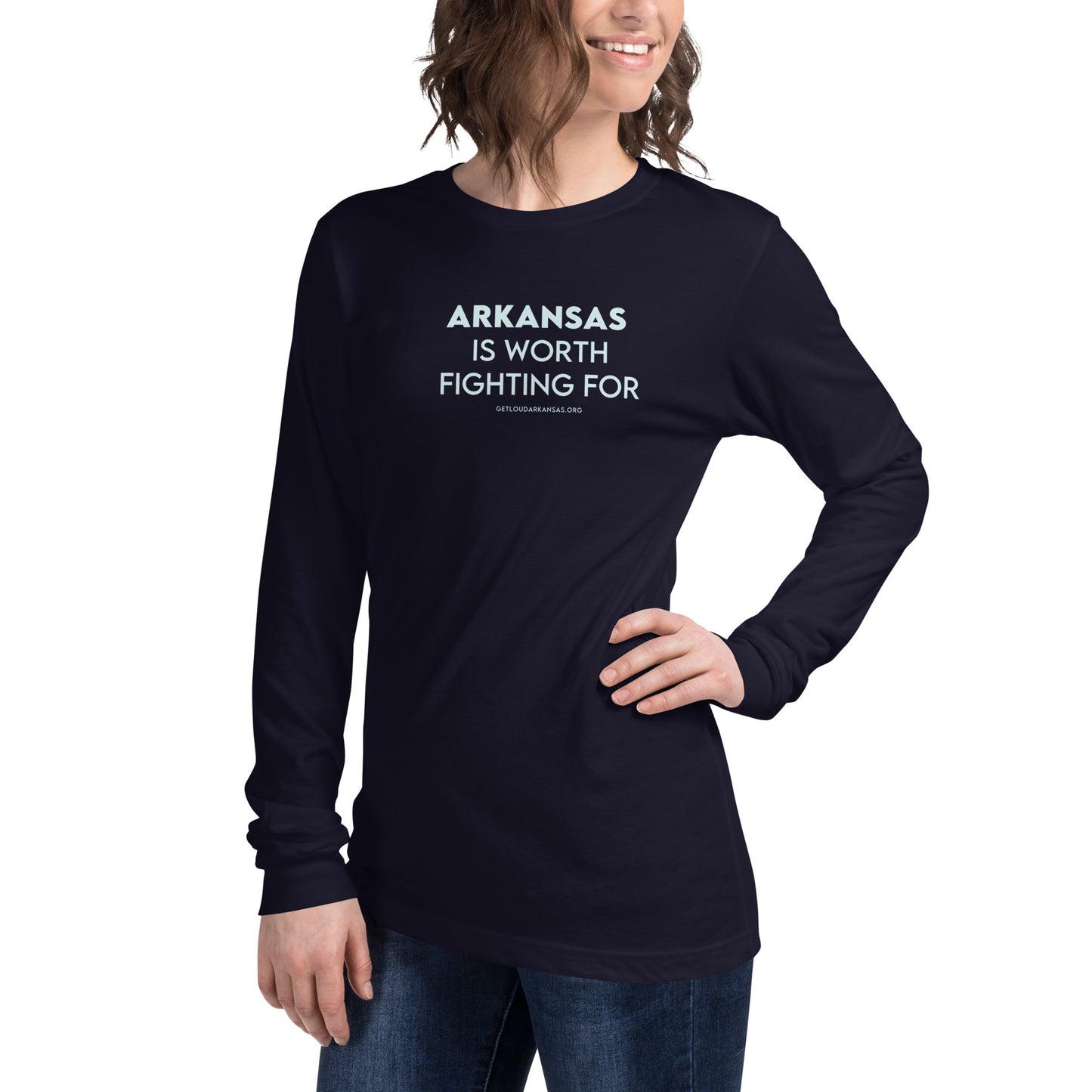 Fight for Arkansas Unisex Long Sleeve Tee