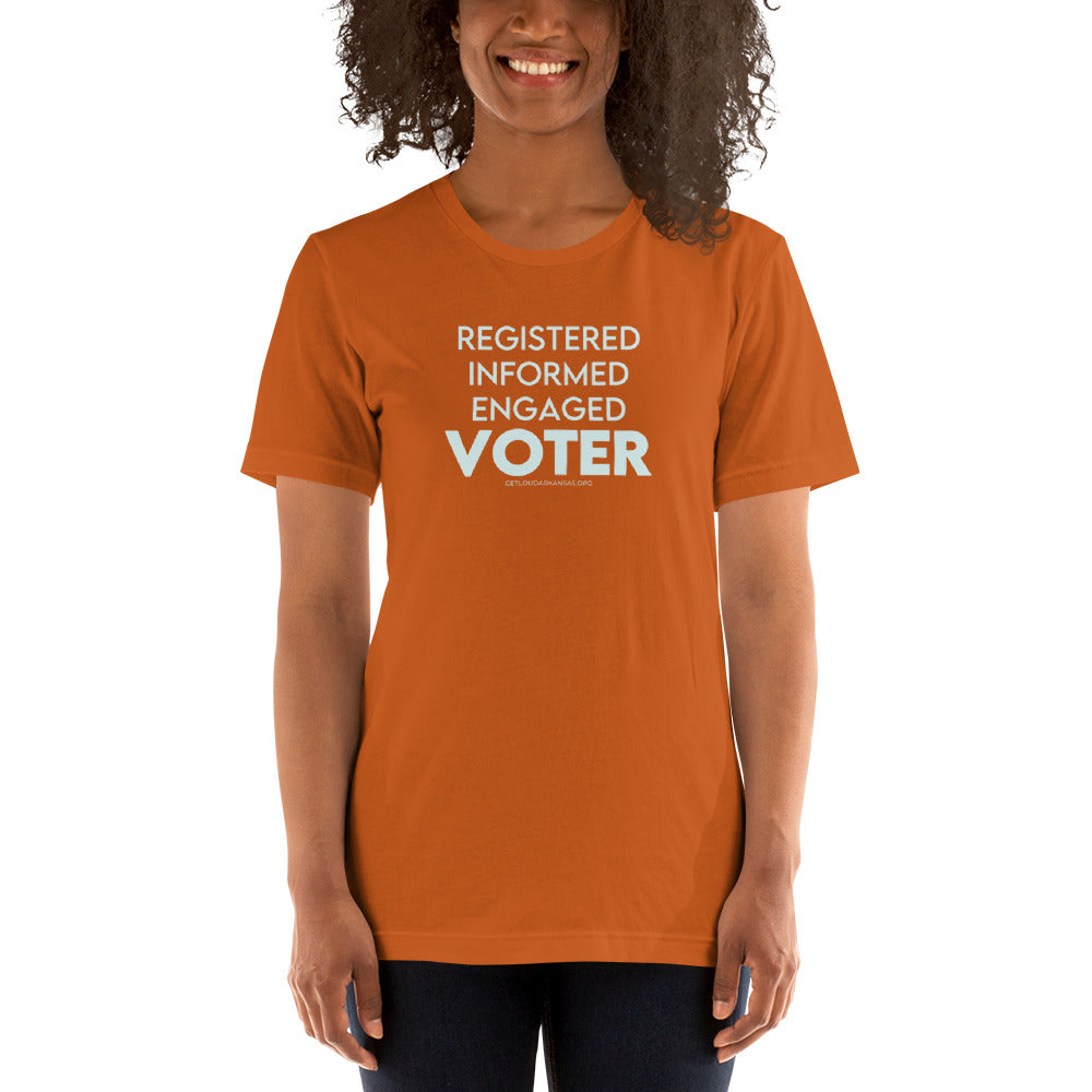 Registered Voter Unisex t-shirt