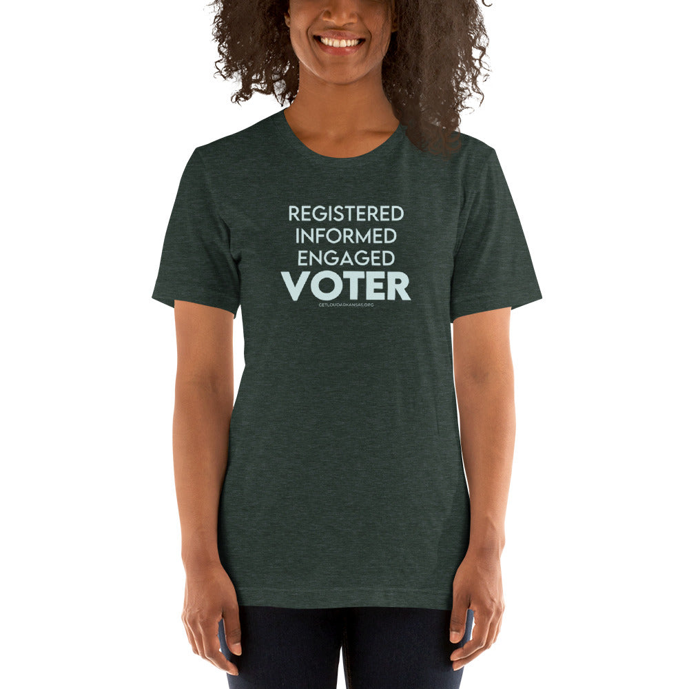 Registered Voter Unisex t-shirt
