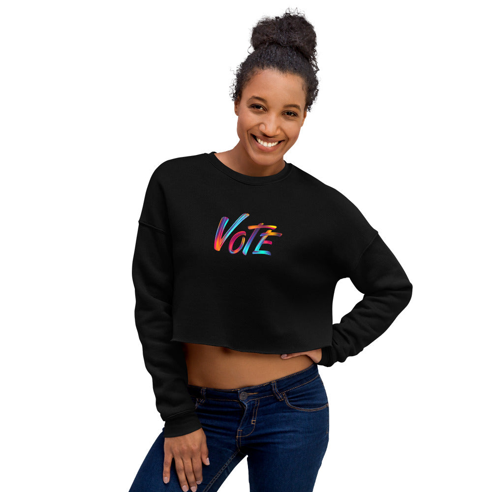 Vote Crop Sweatshirt