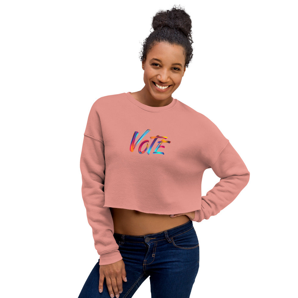 Vote Crop Sweatshirt