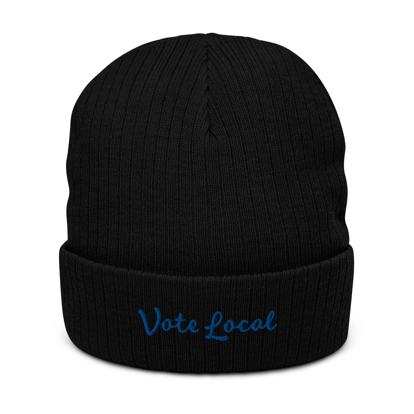 Vote Local Ribbed knit beanie