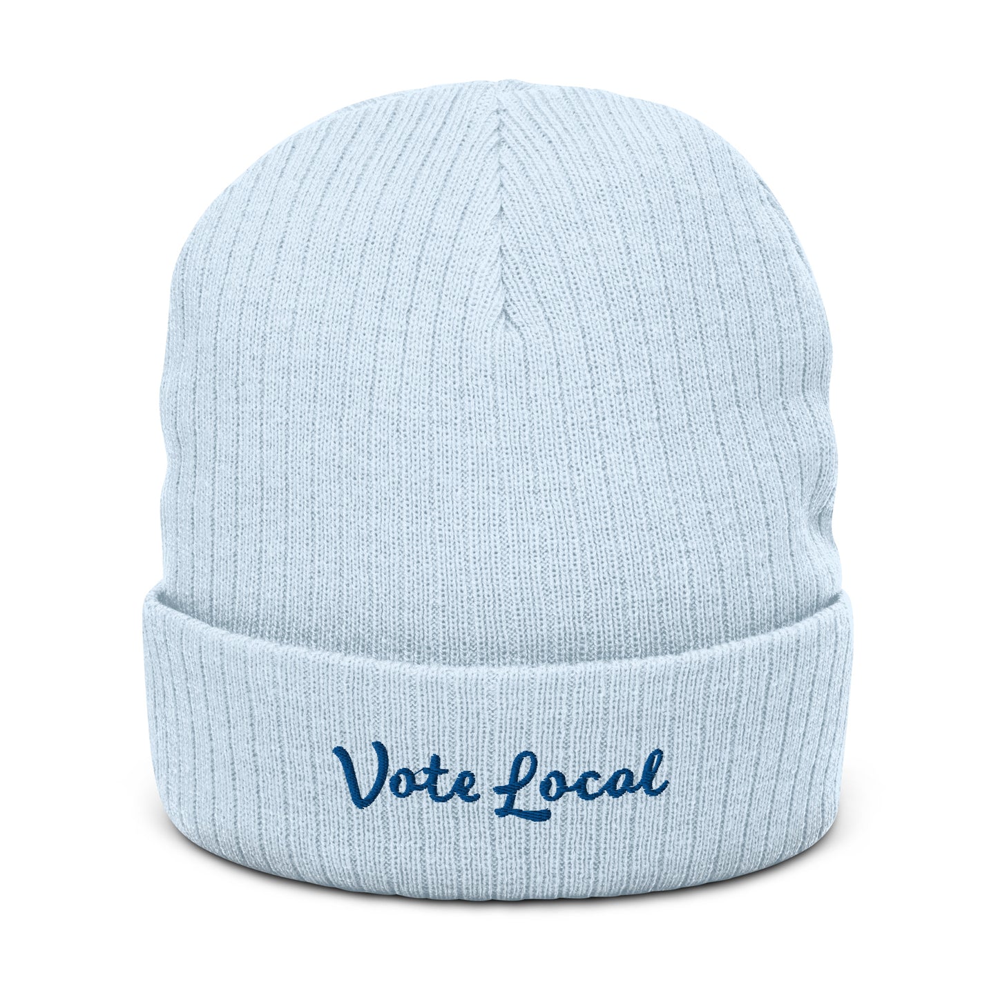 Vote Local Ribbed knit beanie