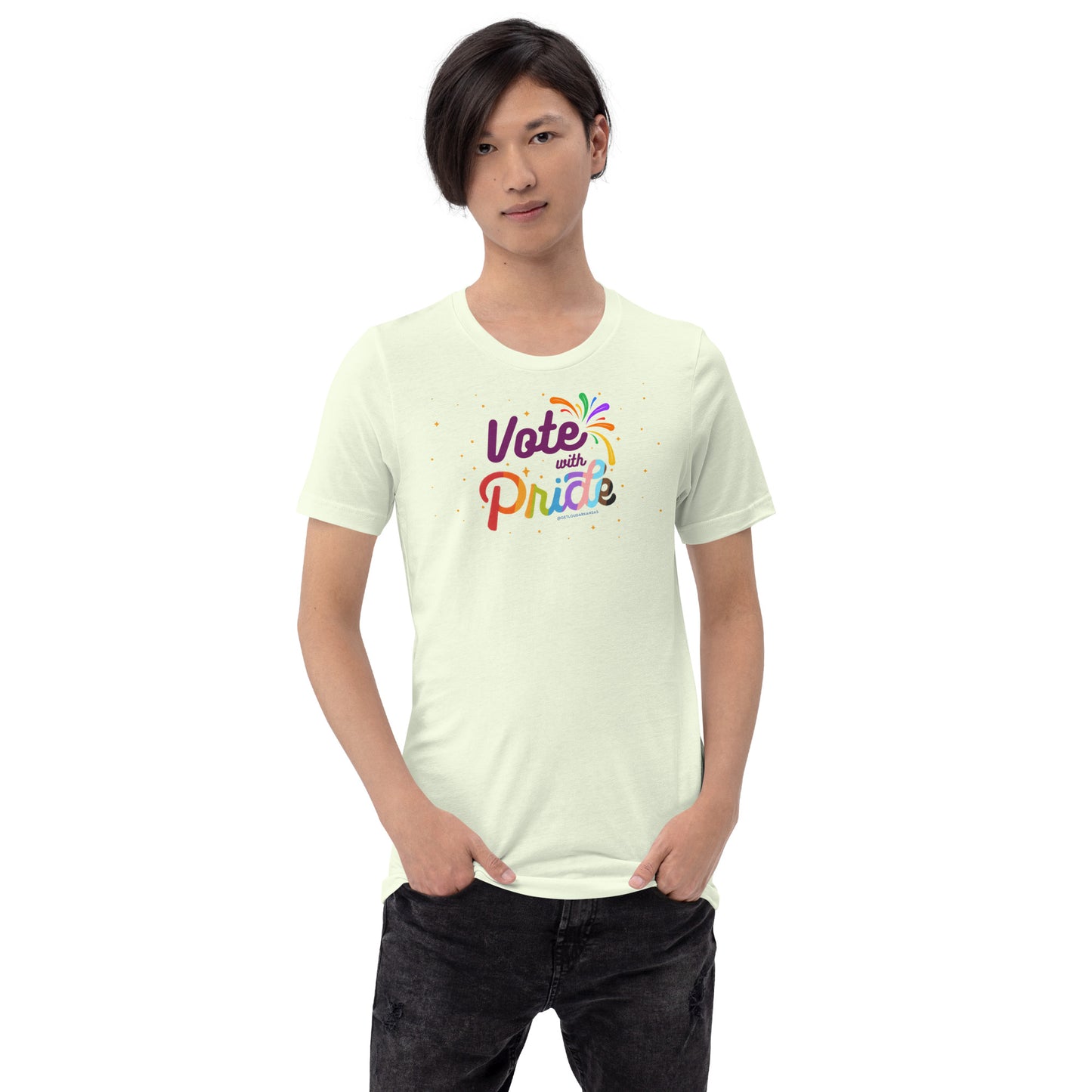 Vote with Pride Unisex t-shirt