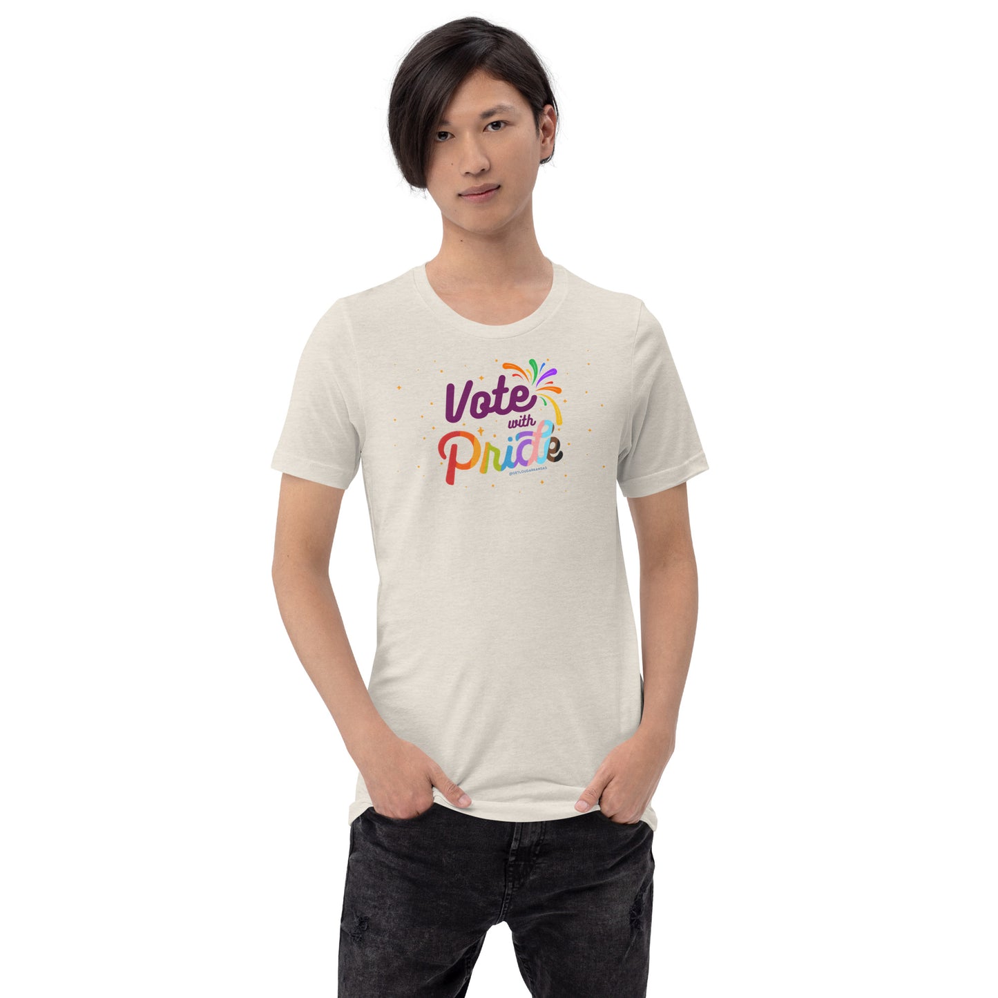 Vote with Pride Unisex t-shirt