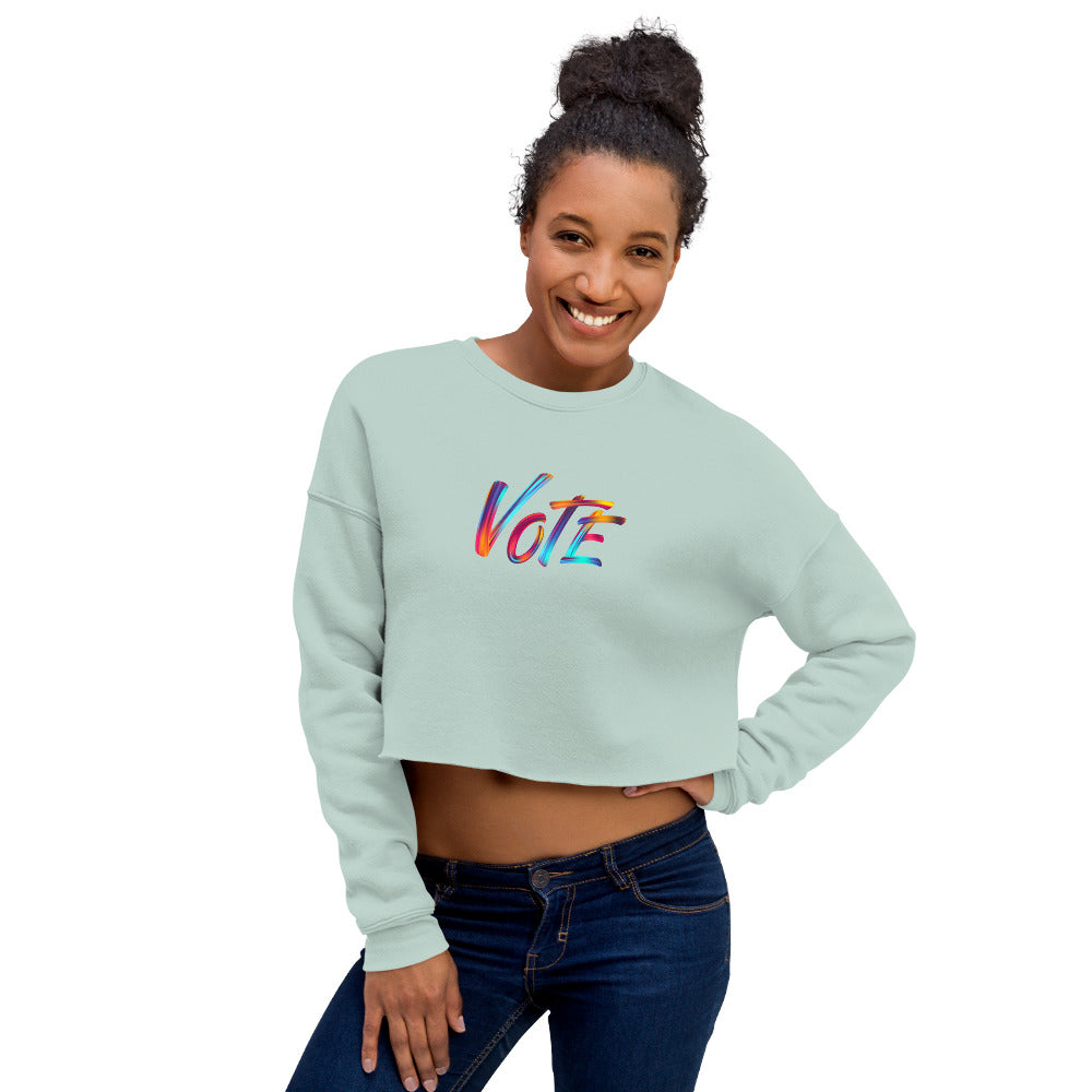Vote Crop Sweatshirt